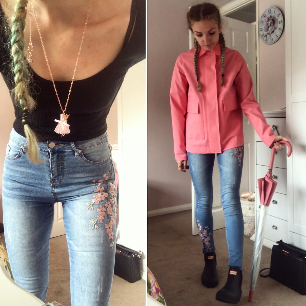 Rainy day out clothes. 🌂