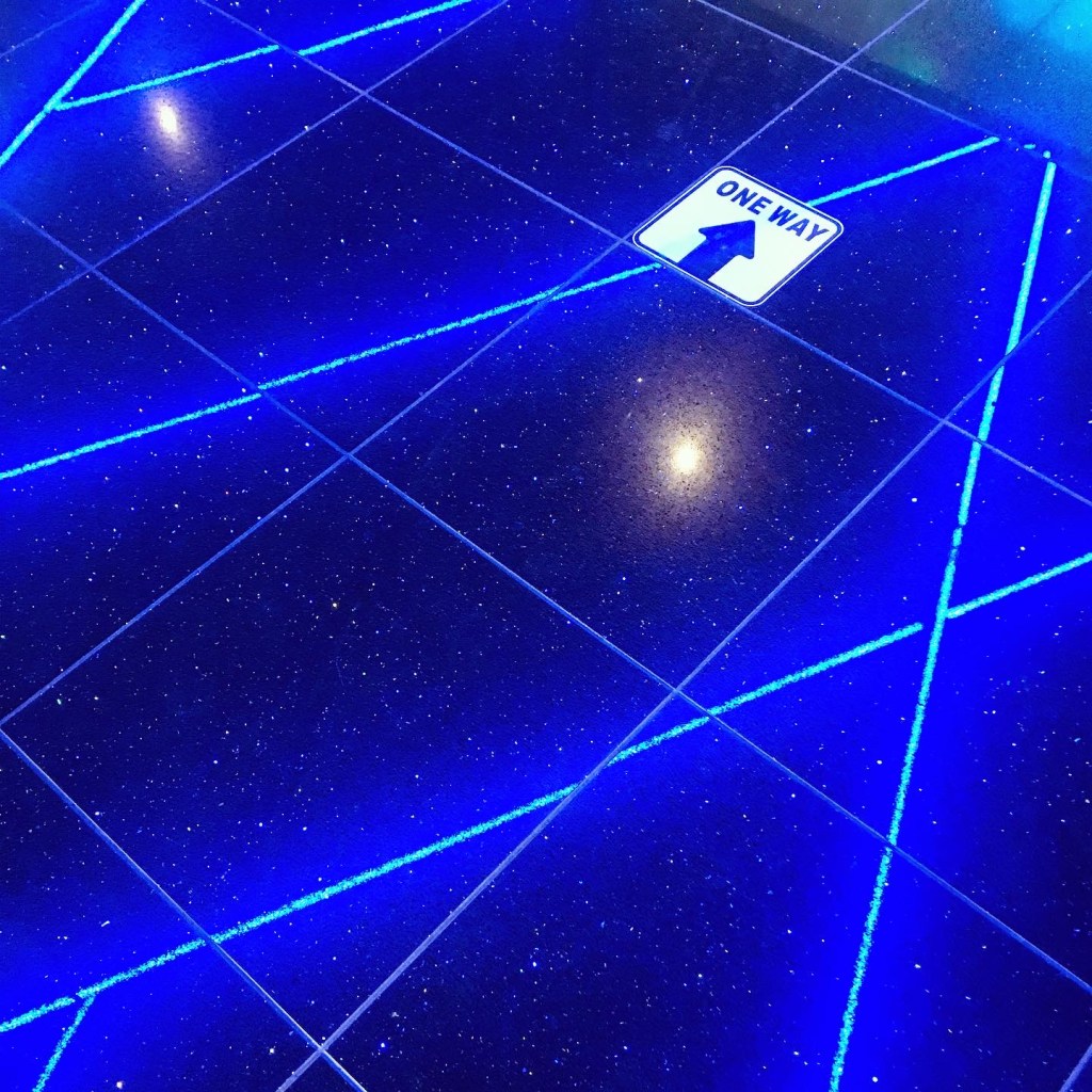 02/09 - First time at the cinema since they re-opened & I want to know why the Sheffield Cineworld is much more extra than our rubbish one?! Glittery floors...say no more... ✨